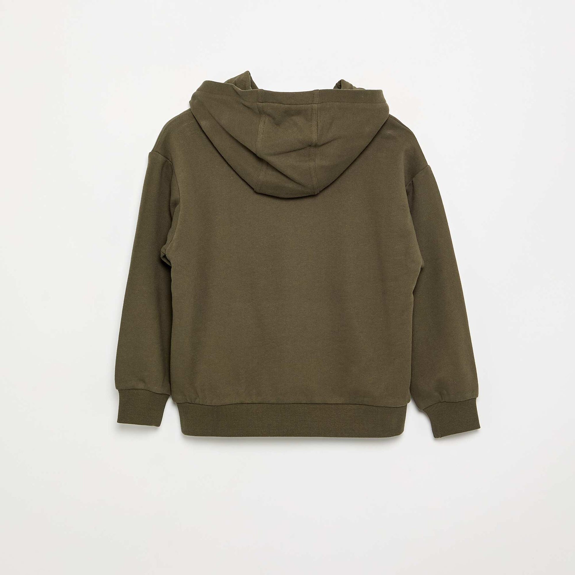 Sweat à capuche avec poche kangourou KAKI
