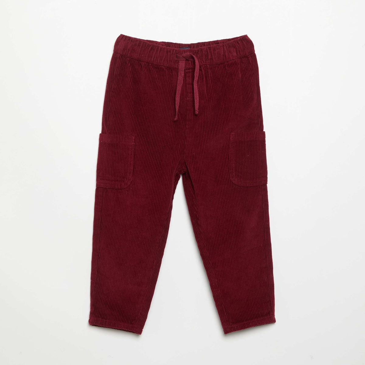 Pantalon en velours côtelé ROUGE