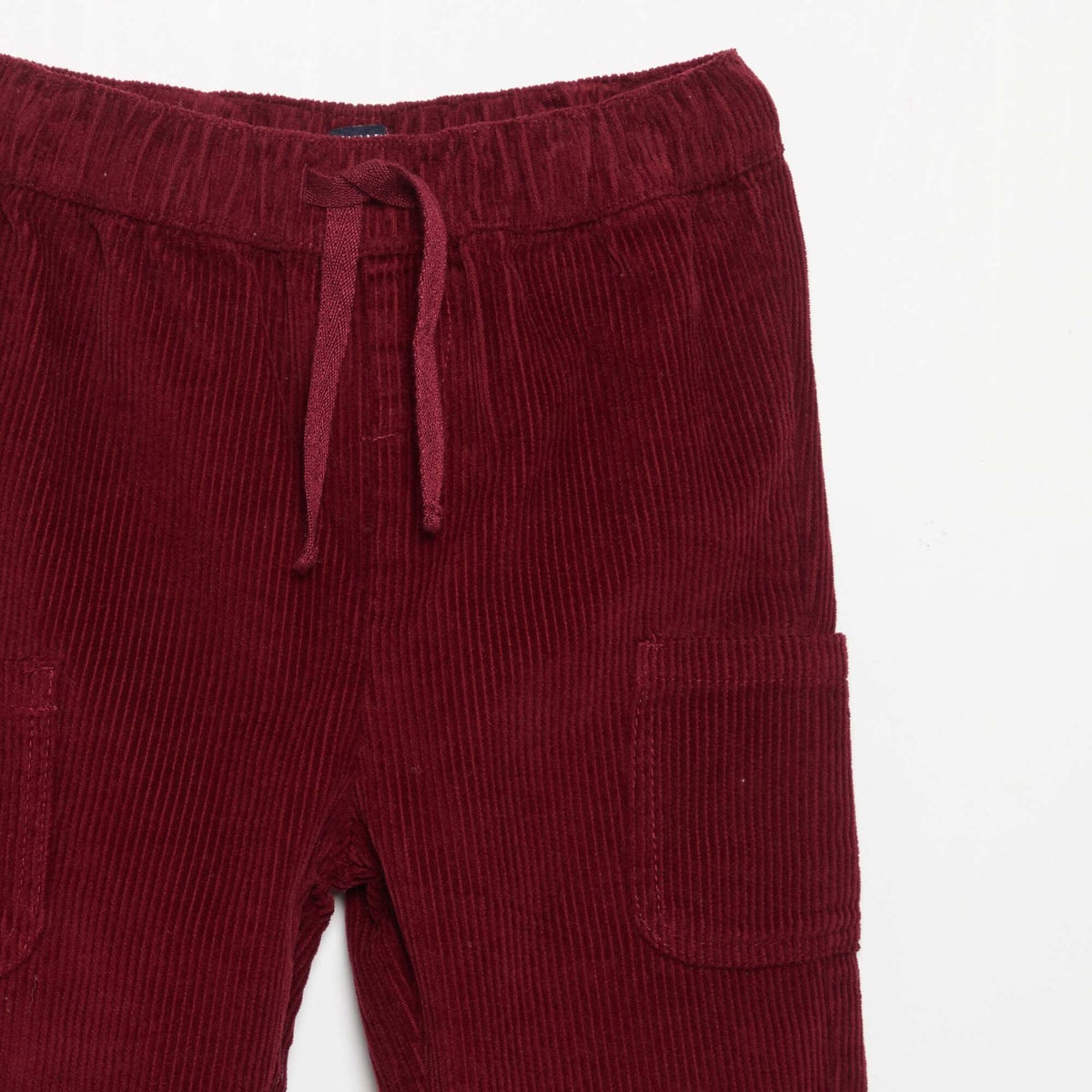 Pantalon en velours côtelé ROUGE