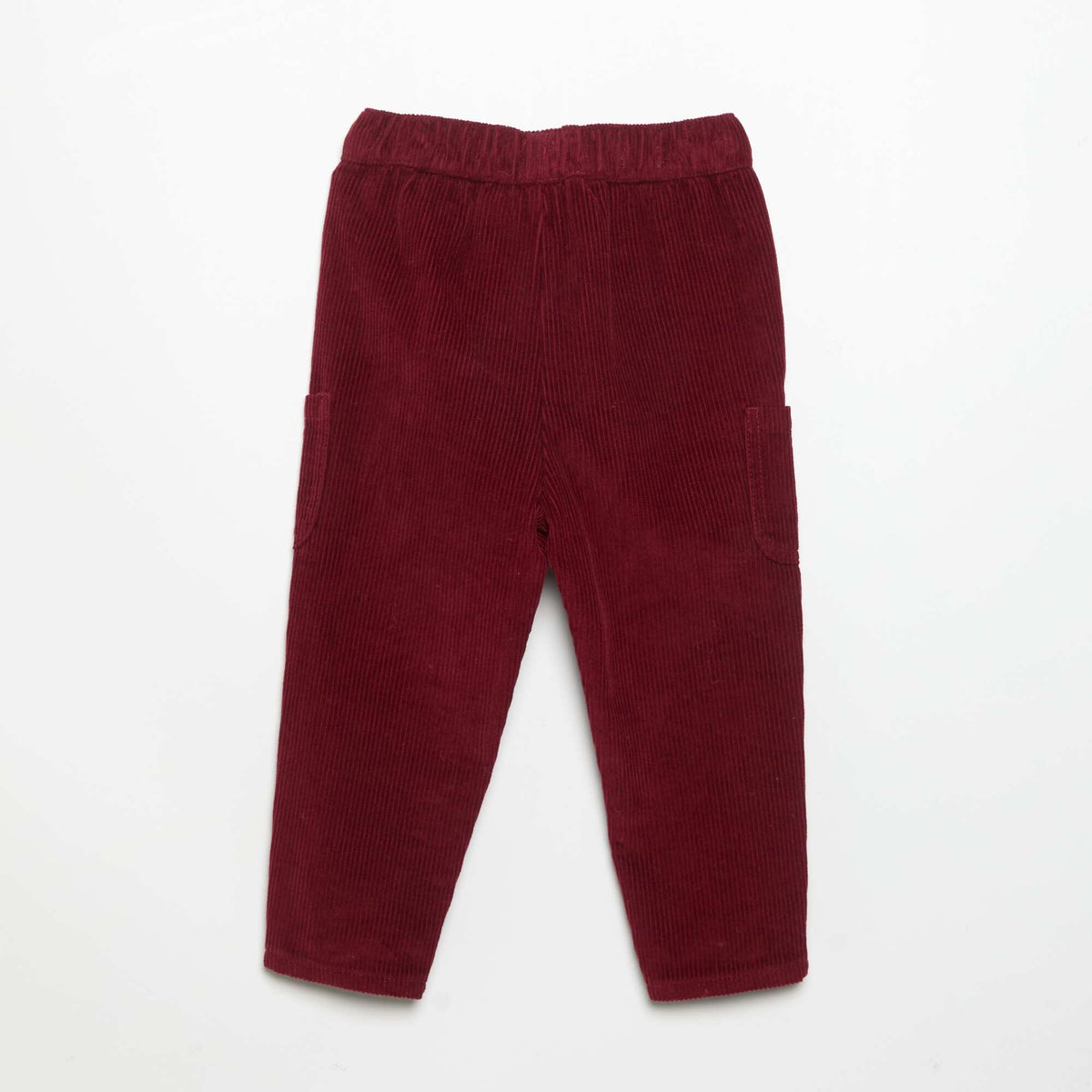 Pantalon en velours côtelé ROUGE