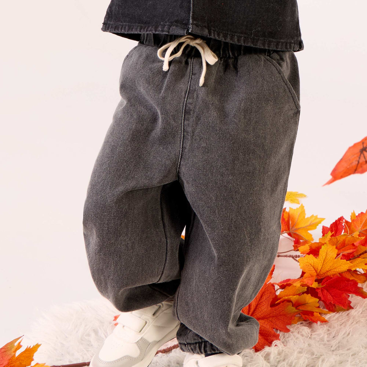 Pantalon de jogging en denim GRIS