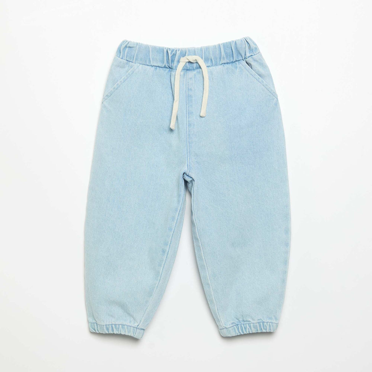 Pantalon de jogging en denim BLEU