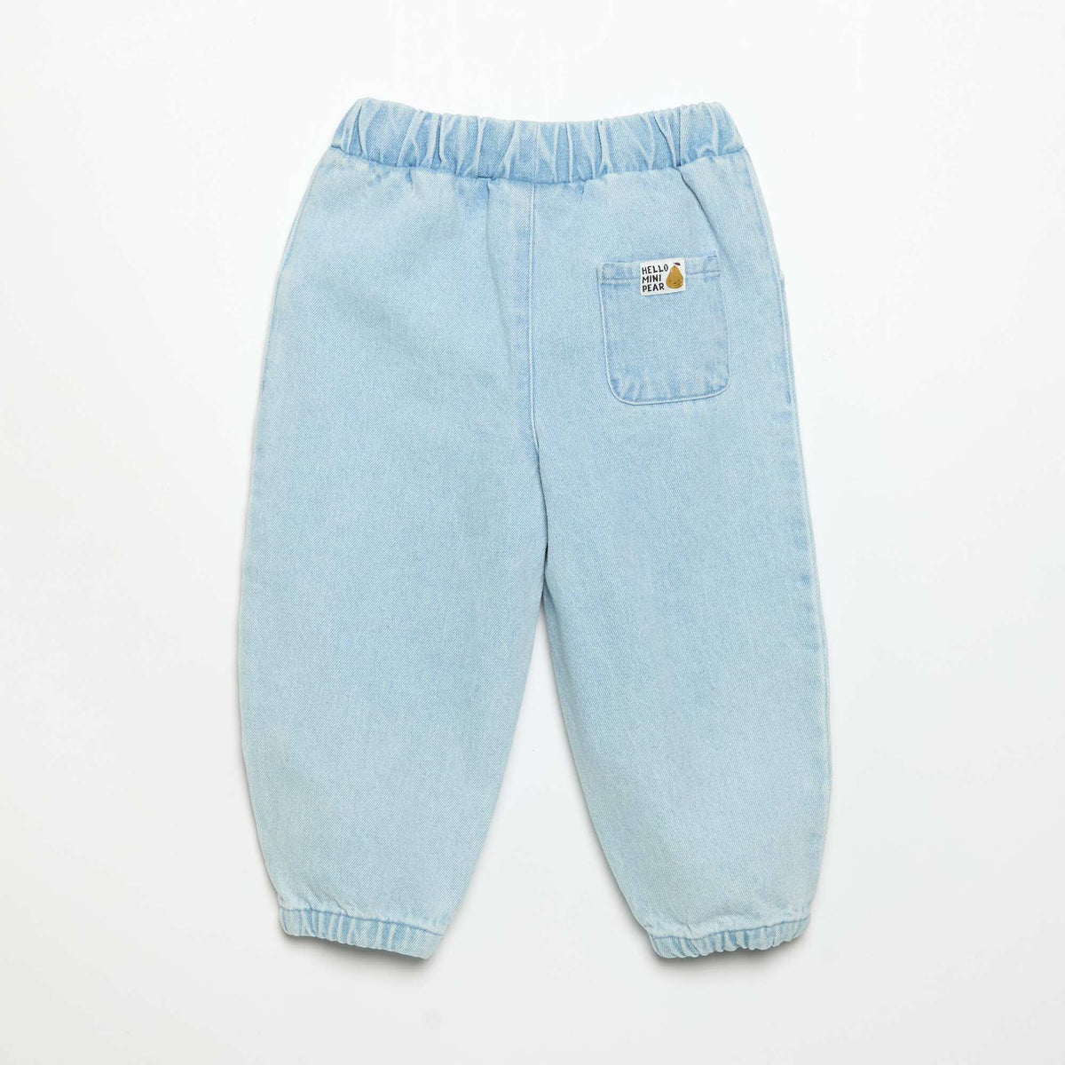 Pantalon de jogging en denim BLEU