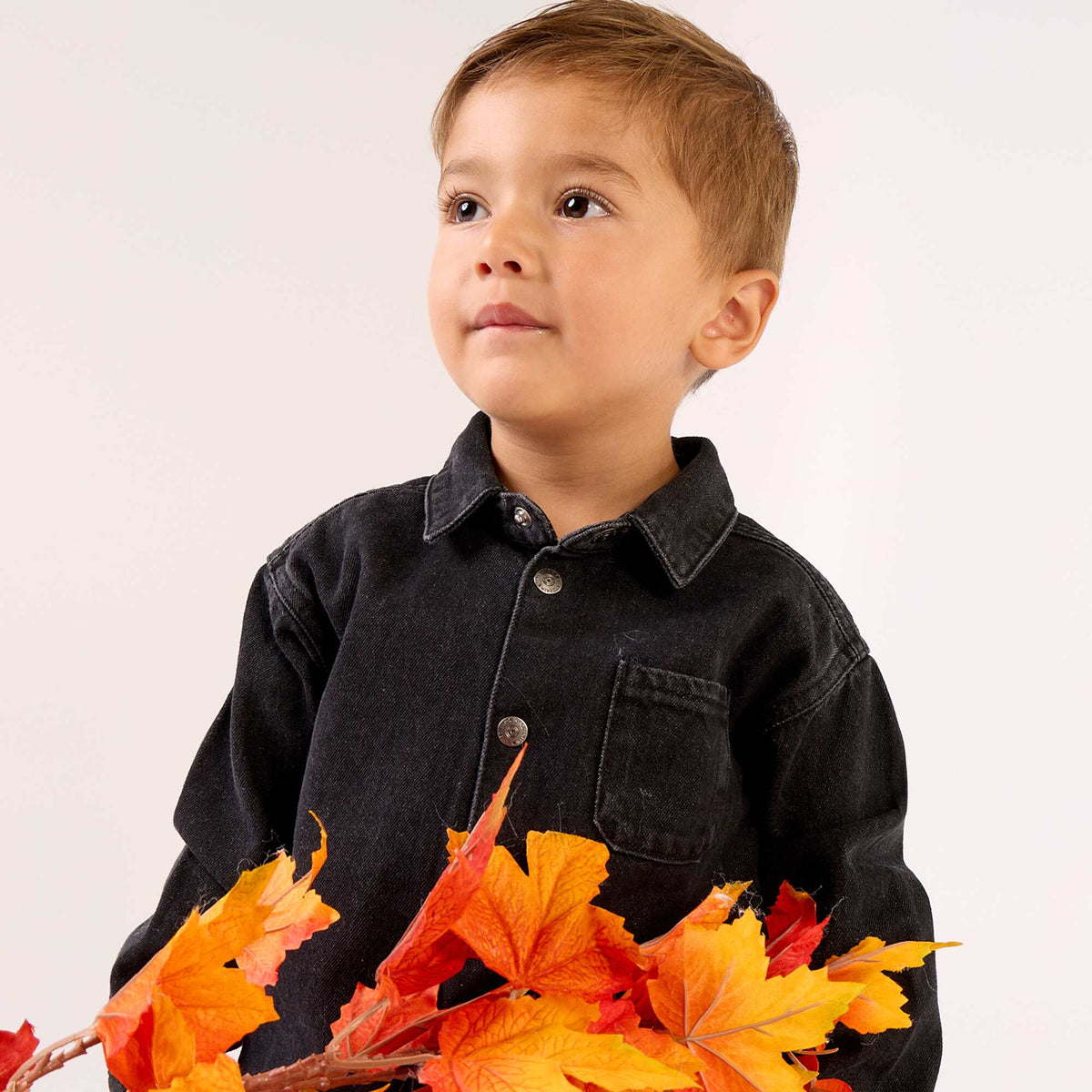 Chemise en denim GRIS