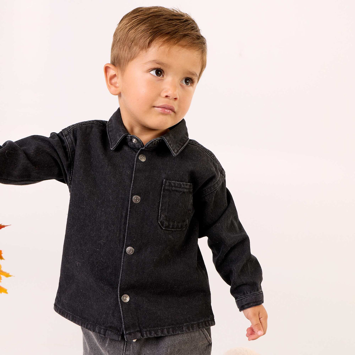 Chemise en denim GRIS