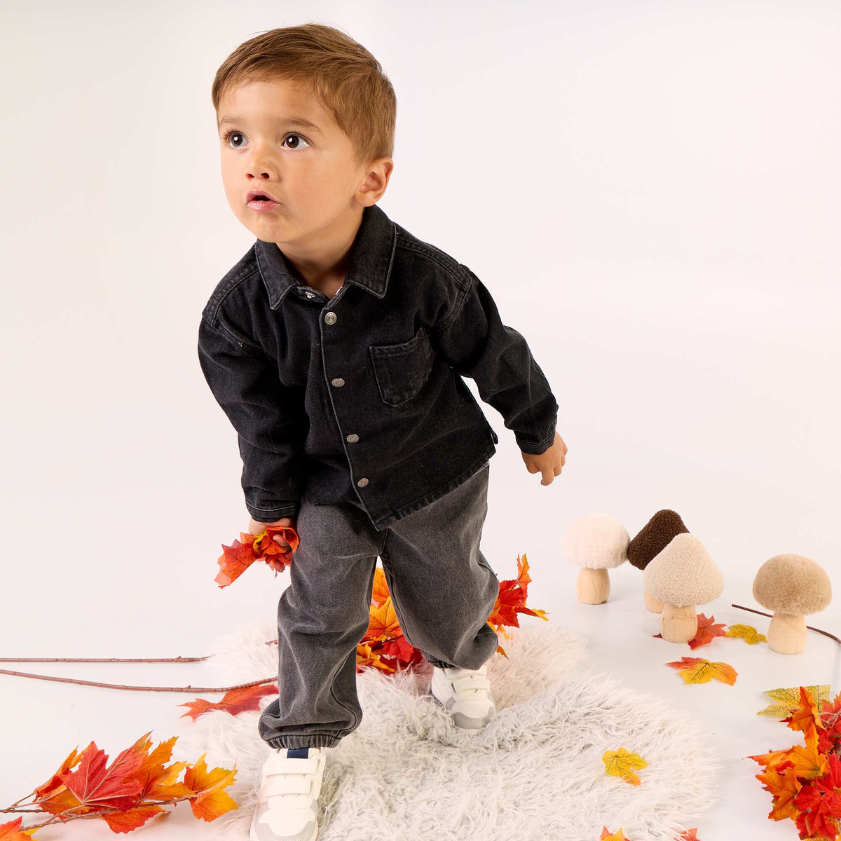 Chemise en denim GRIS