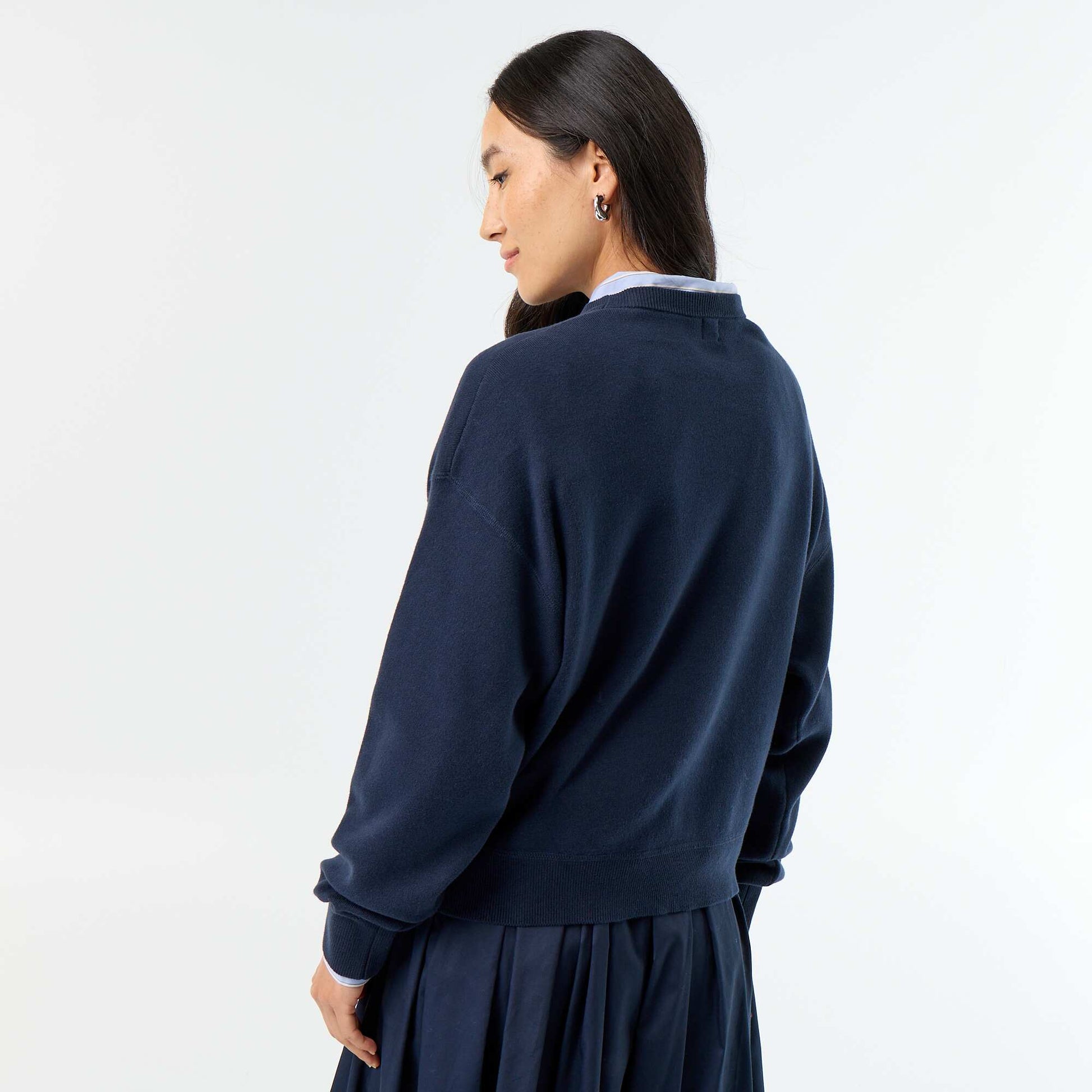 Pull coloré en coton épais BLEU