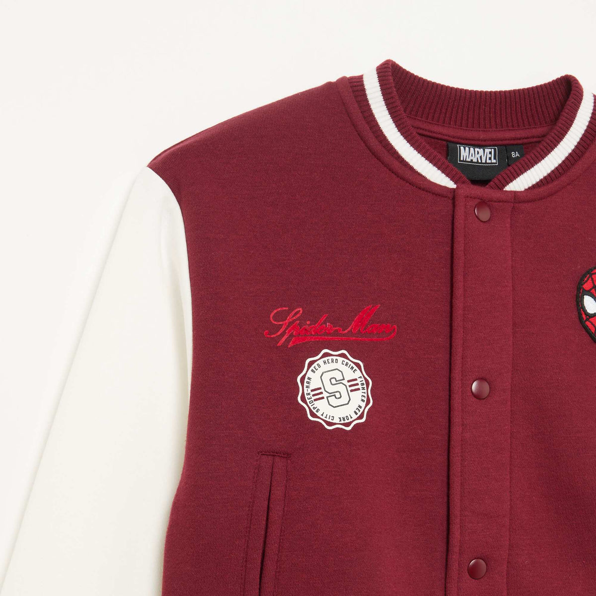 Veste en polaire 'Marvel' 'Spider-Man' ROUGE