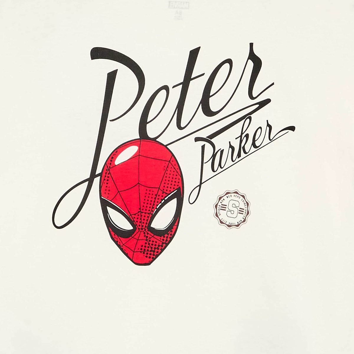 T-shirt 'Marvel' 'Spider-man' à manches longues BLANC