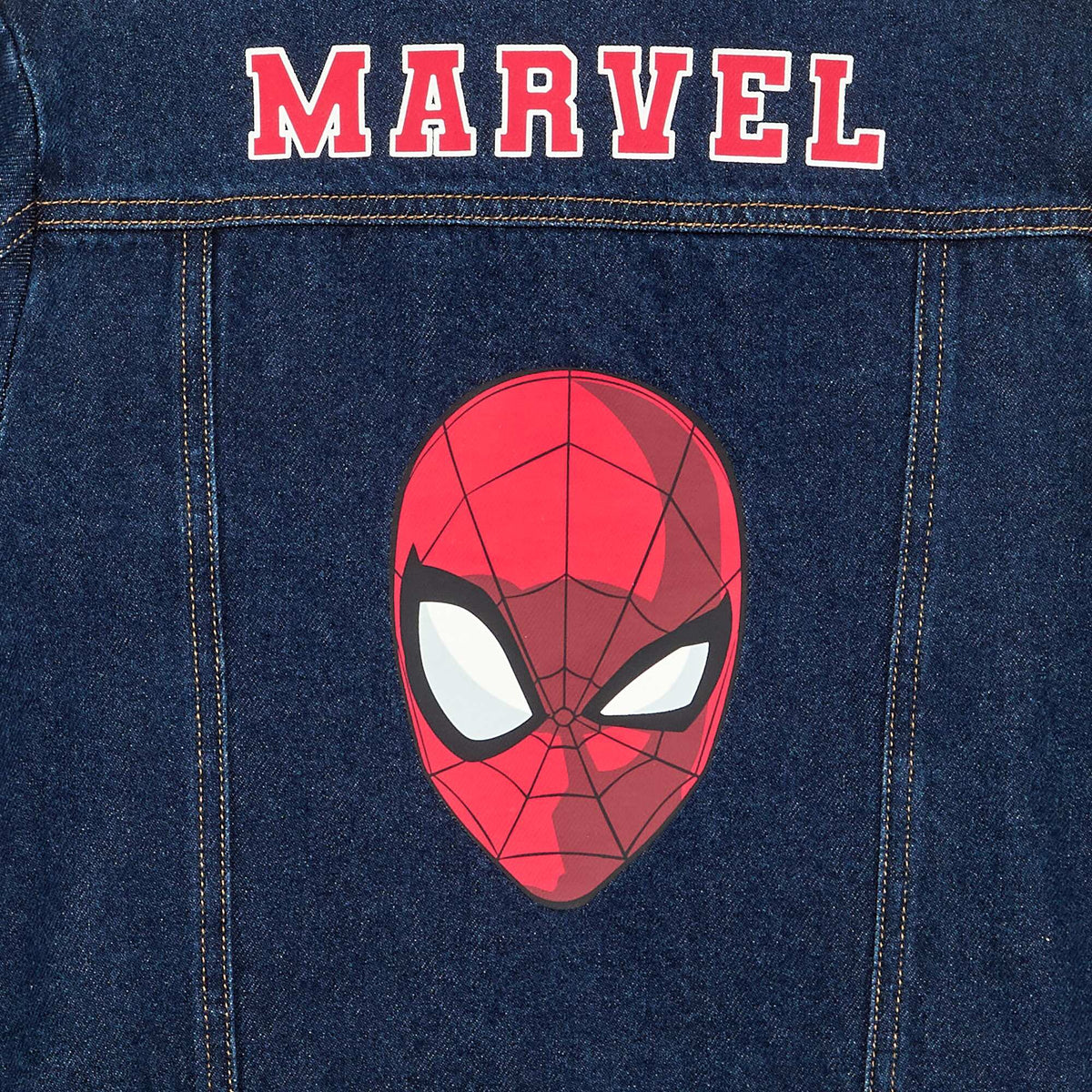 Veste en denim 'Marvel' 'Spiderman' avec col contrasté BLEU