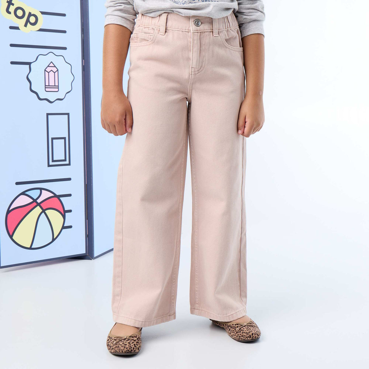 Pantalon wide leg à taille ajustable VIOLET