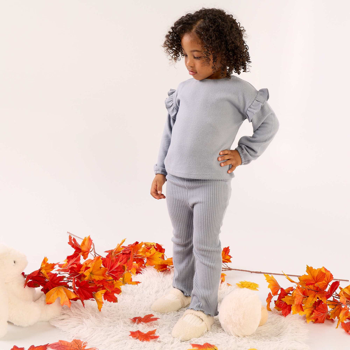 Ensemble 2 pièces - pull + legging BLEU