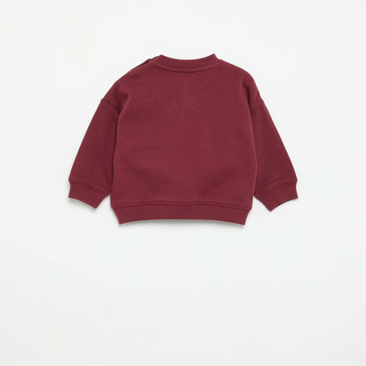 Sweat uni 'Marvei' à manches longues ROUGE