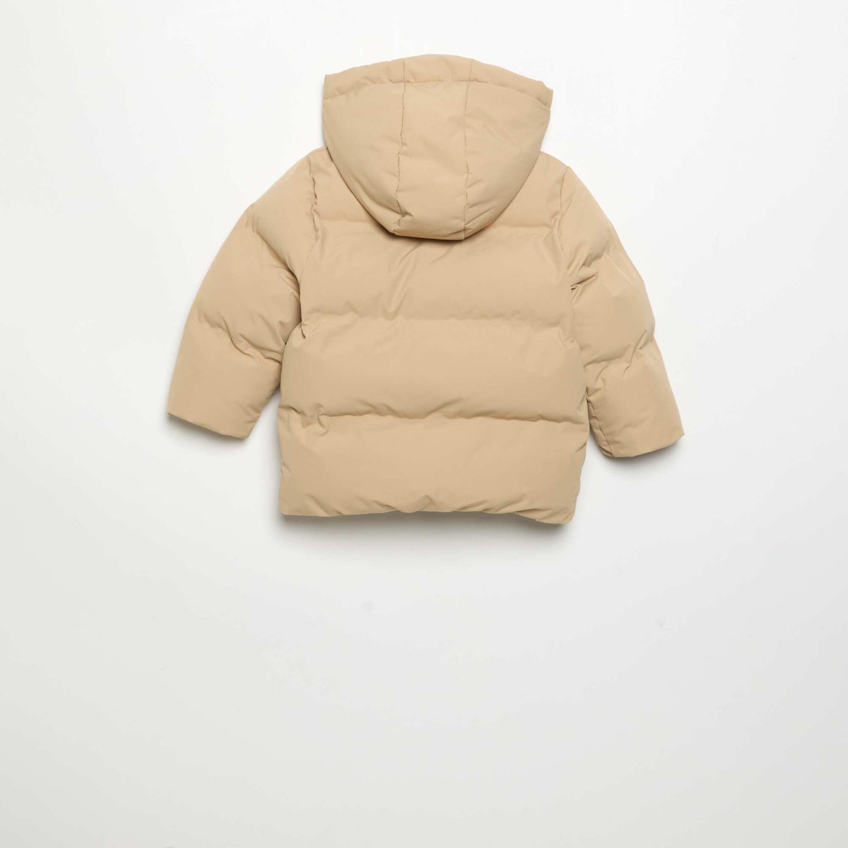 Doudoune matelassée à capuche BEIGE