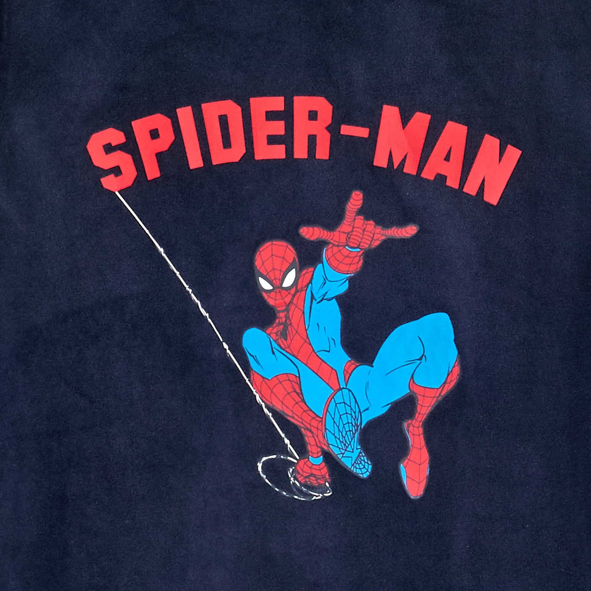 Ensemble pyjama long 'Spiderman' en polaire - 2 pièces BLEU