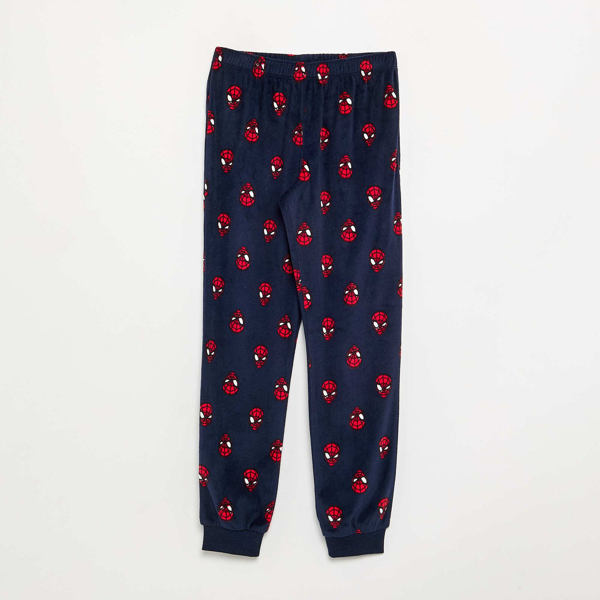 Ensemble pyjama long 'Spiderman' en polaire - 2 pièces BLEU