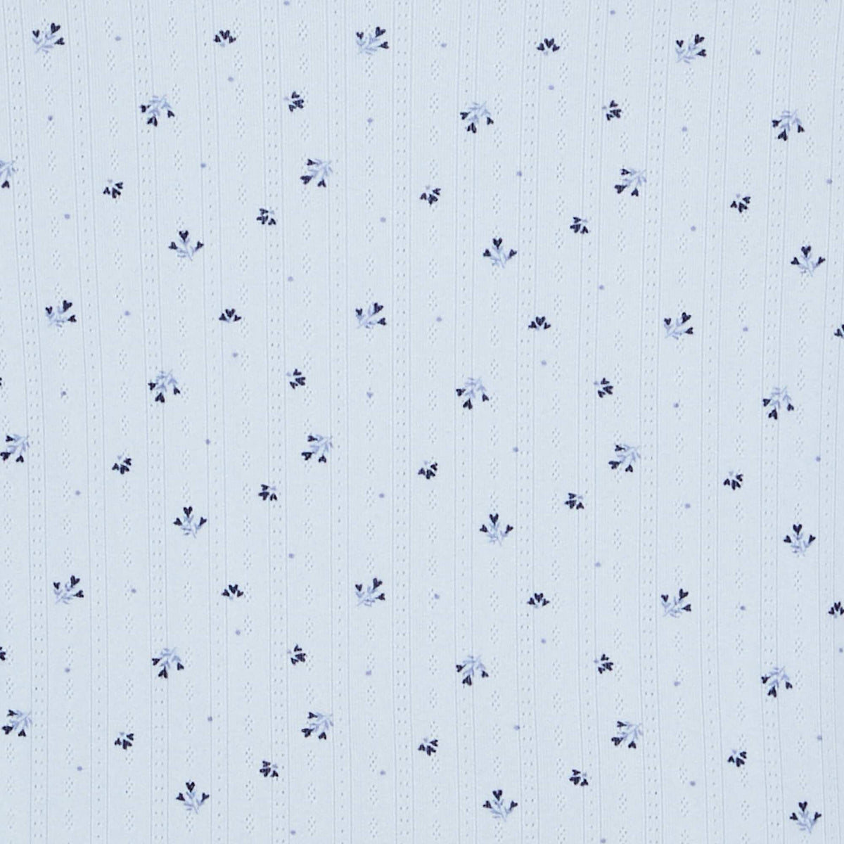 Pyjama 2 pièces en maille pointelle BLEU