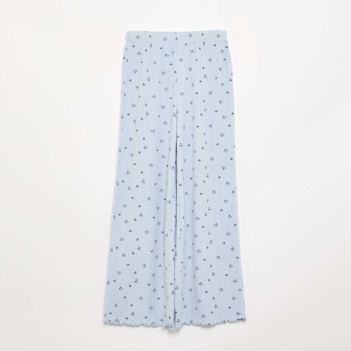 Pyjama 2 pièces en maille pointelle BLEU