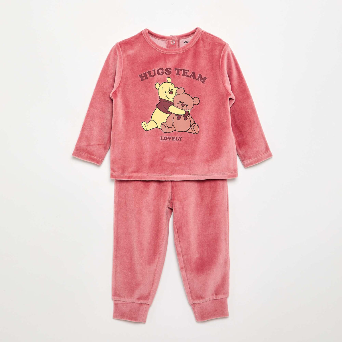 Pyjama en velours 2 pièces 'Winnie' MARRON