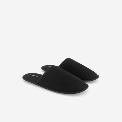 Chaussons mules unis NOIR