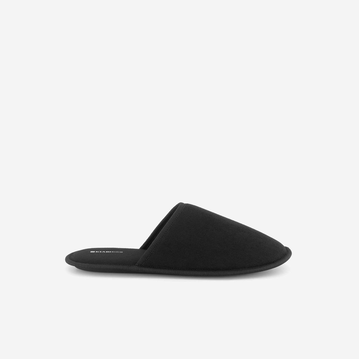 Chaussons mules unis NOIR