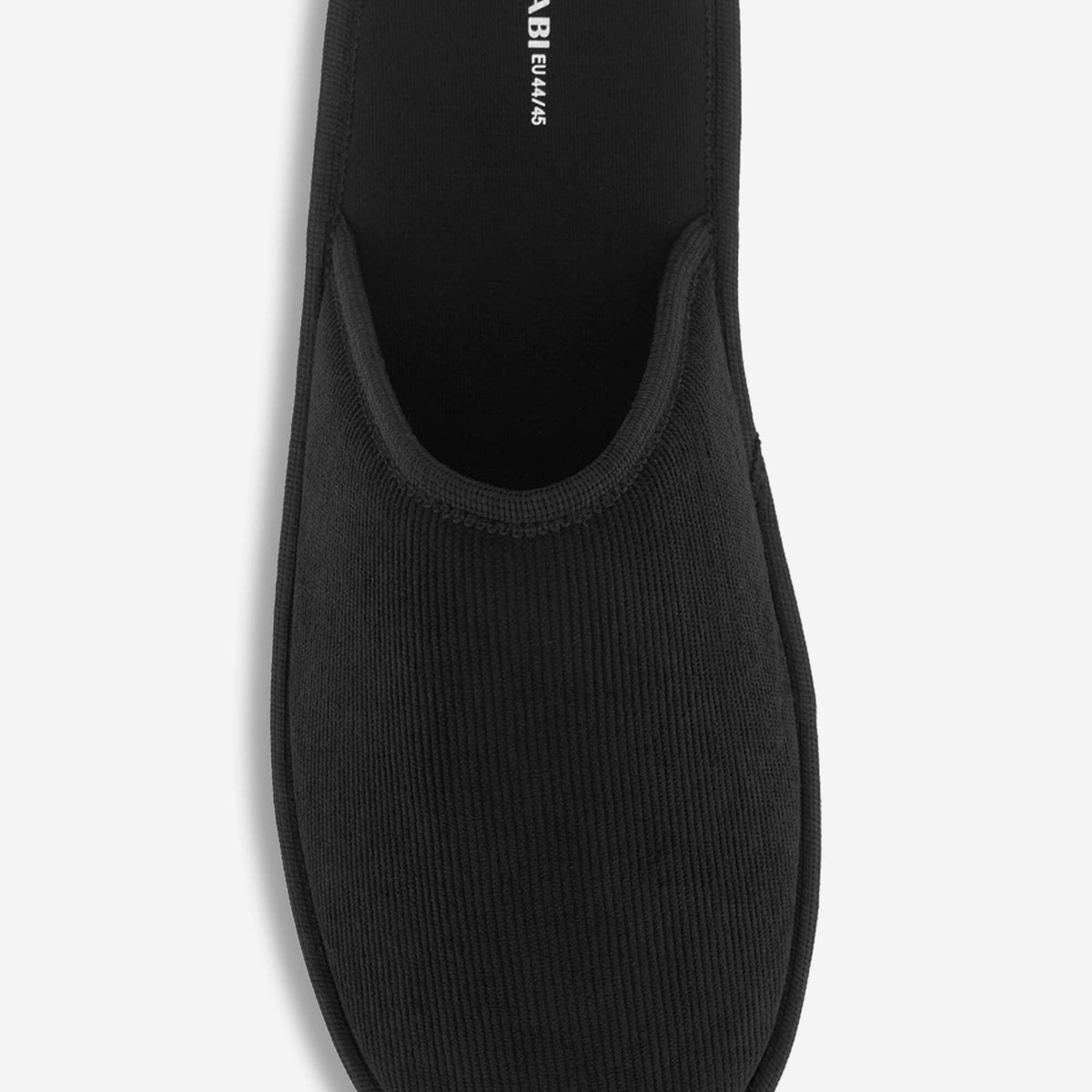 Chaussons mules unis NOIR
