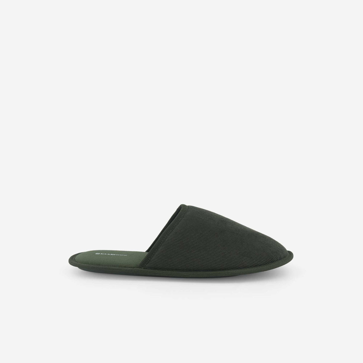 Chaussons mules unis KAKI