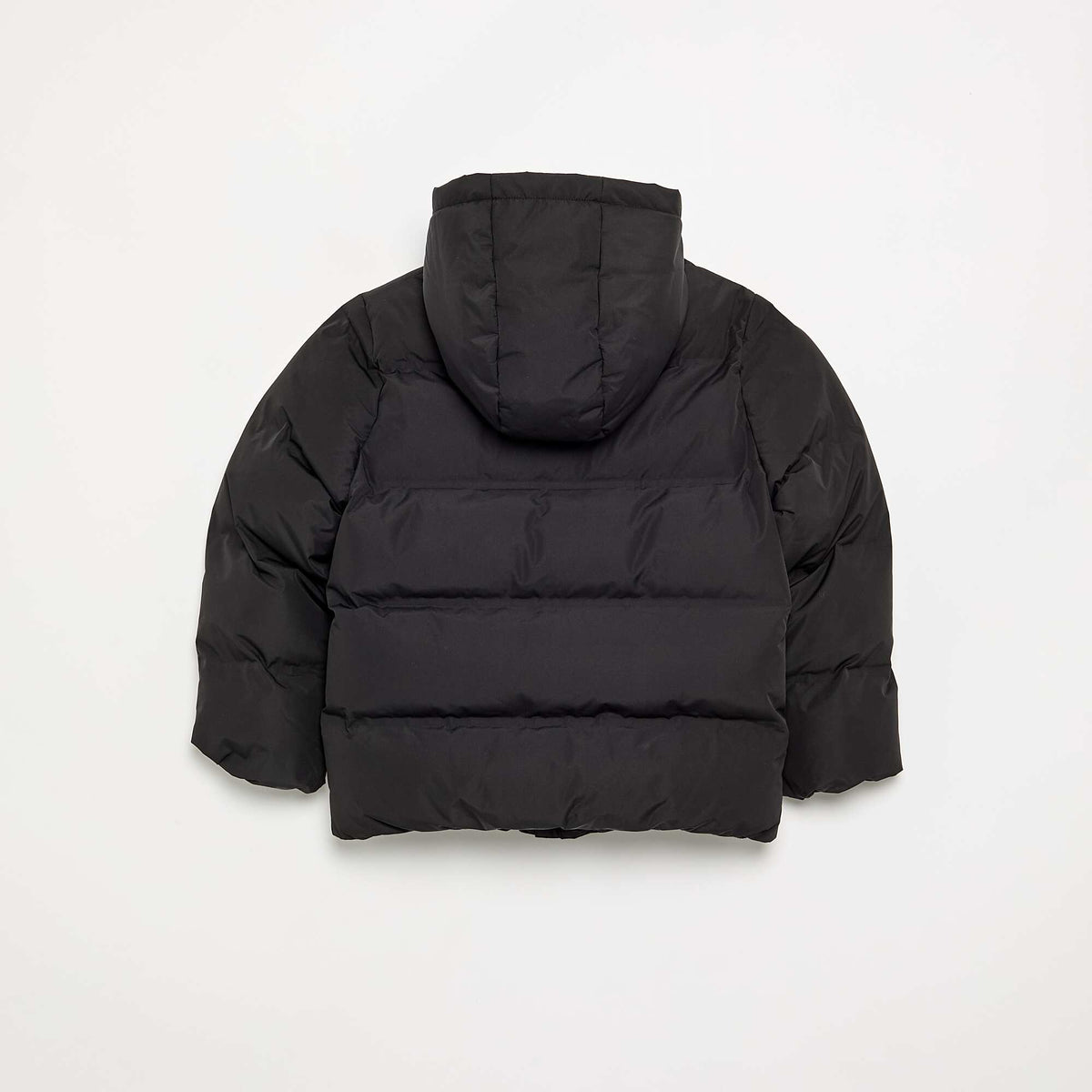 Doudoune matelassée à capuche NOIR