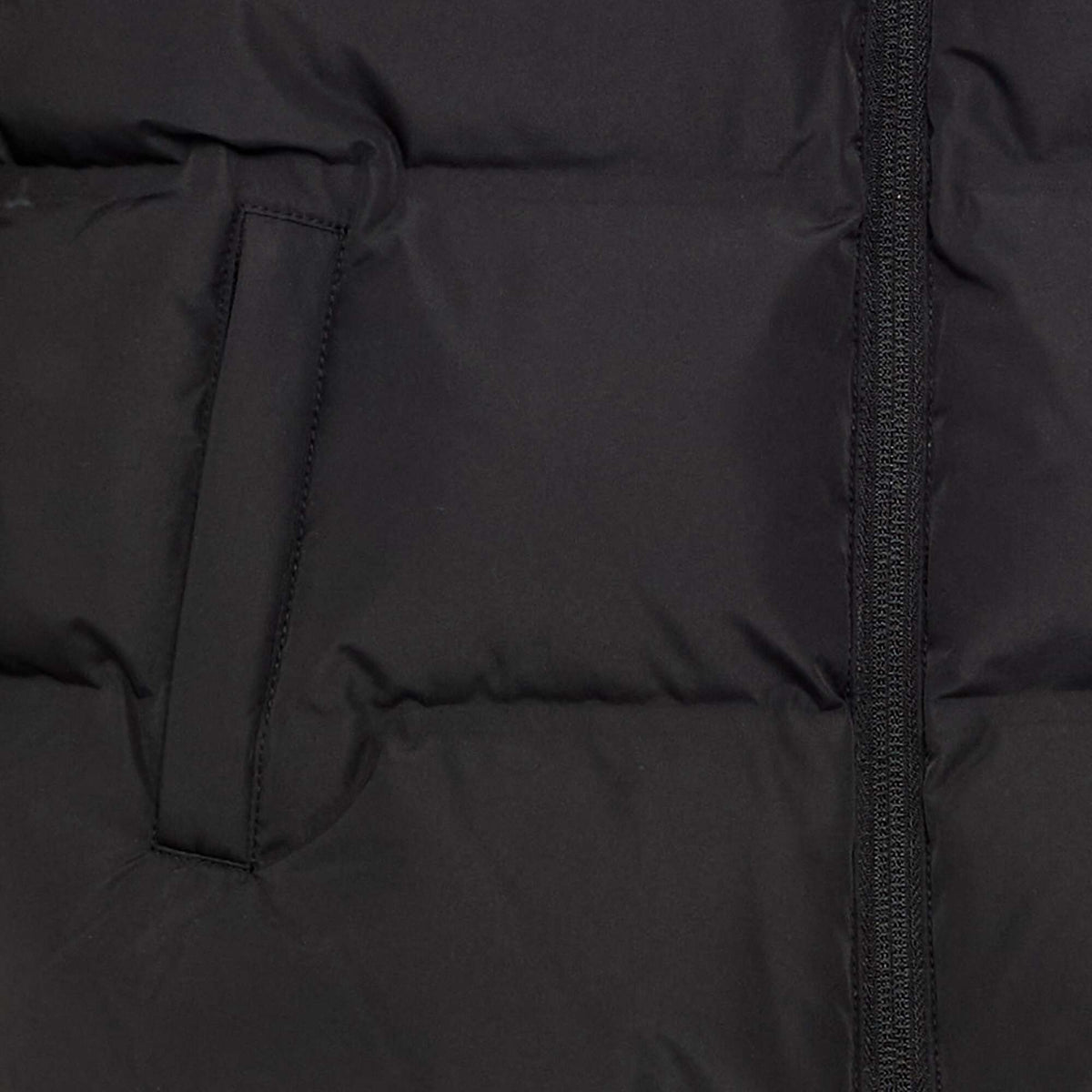 Doudoune matelassée à capuche NOIR