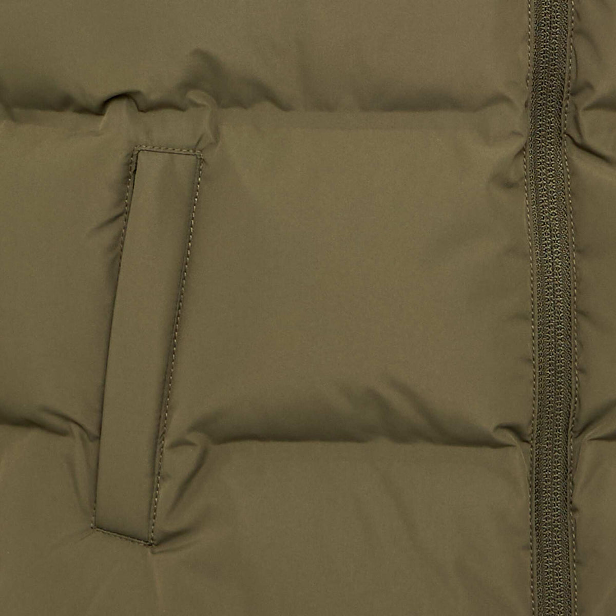 Doudoune matelassée à capuche KAKI