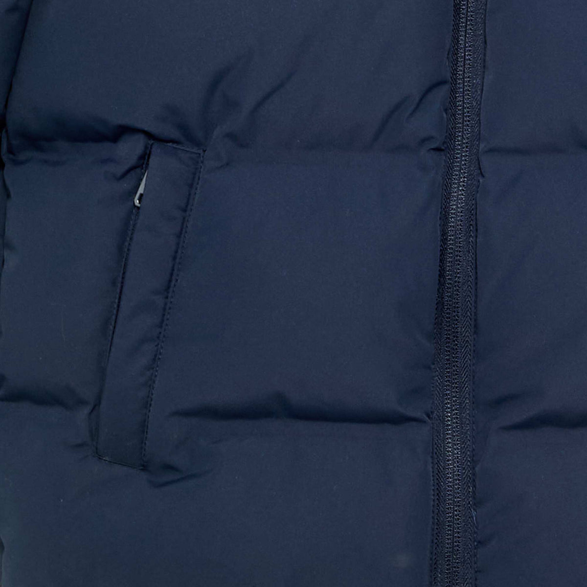 Doudoune matelassée à capuche BLEU