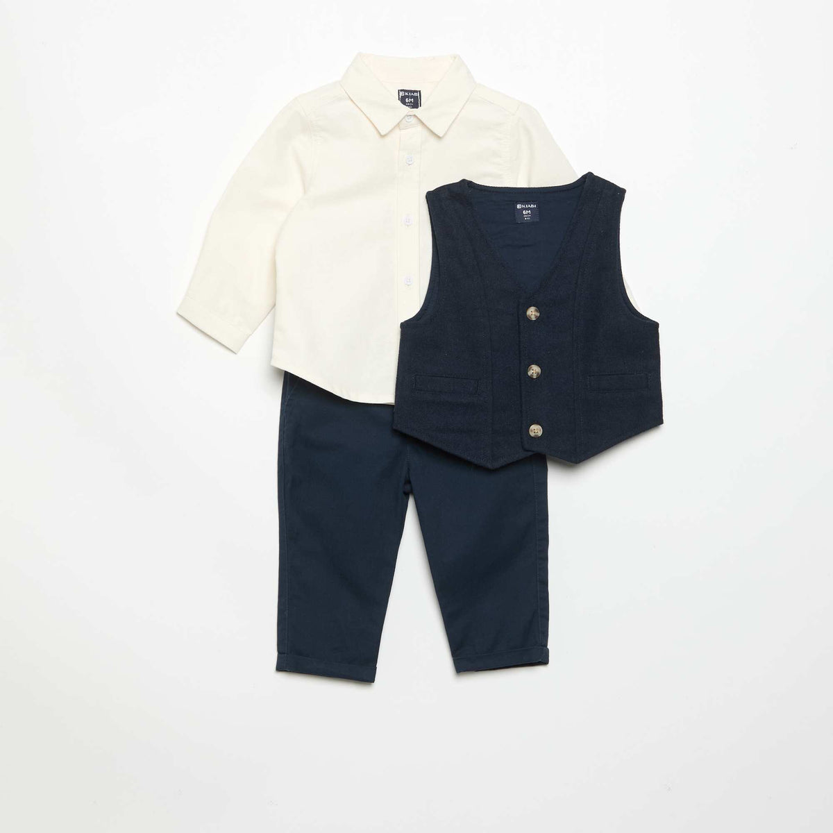 Ensemble de cérémonie 3 pièces BLEU