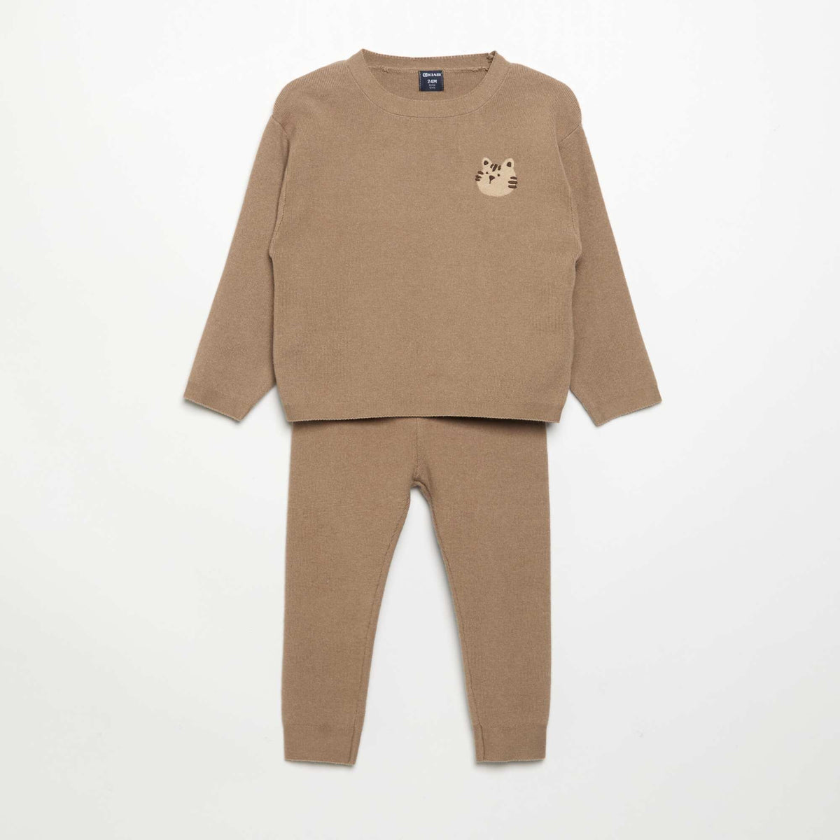 Ensemble 2 pièces - Pull + pantalon MARRON