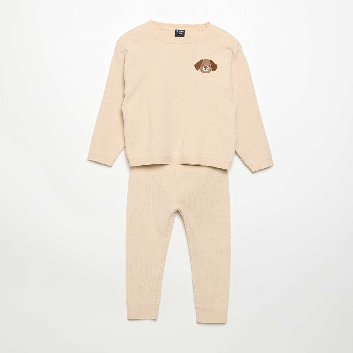 Ensemble 2 pièces - Pull + pantalon BEIGE
