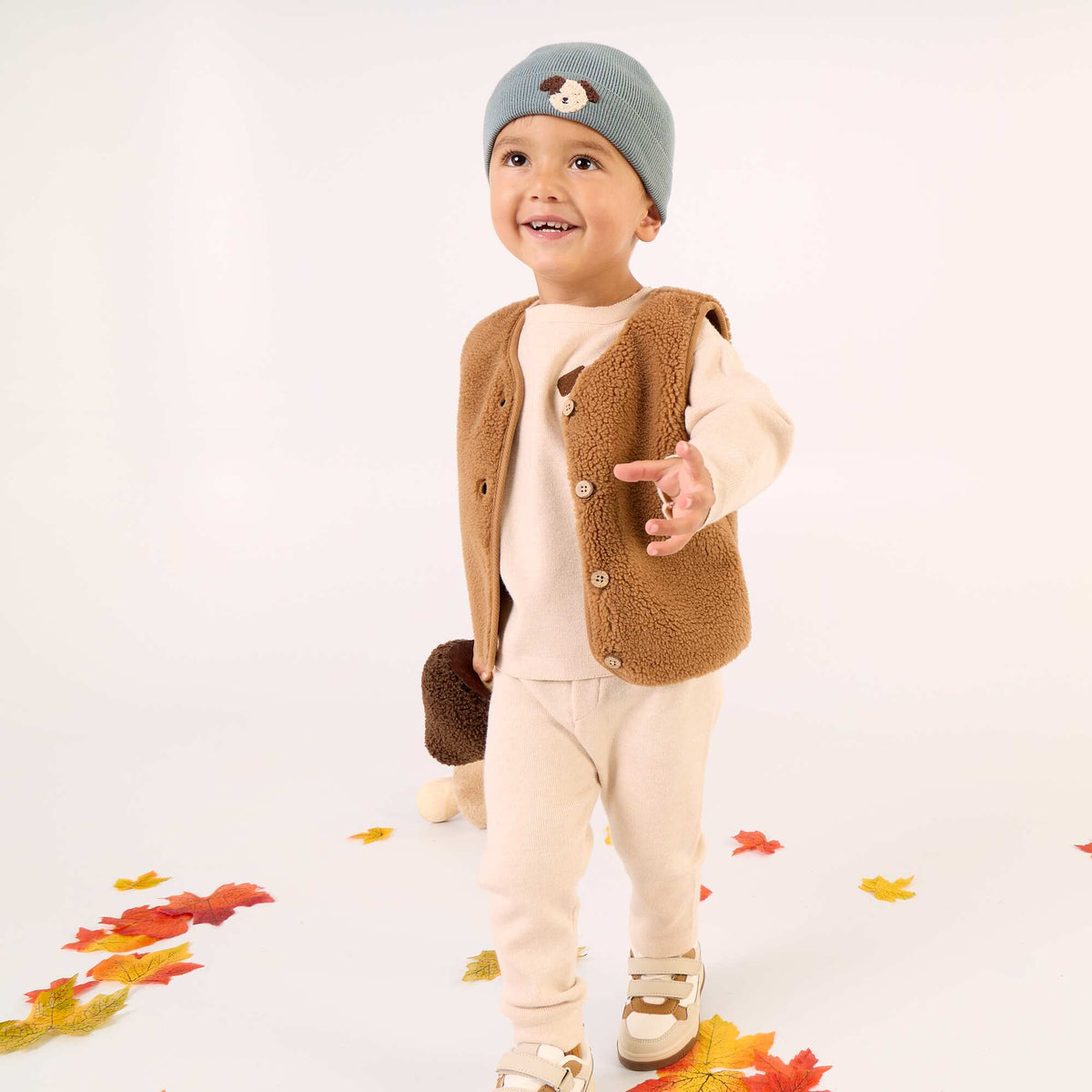Ensemble 2 pièces - Pull + pantalon BEIGE