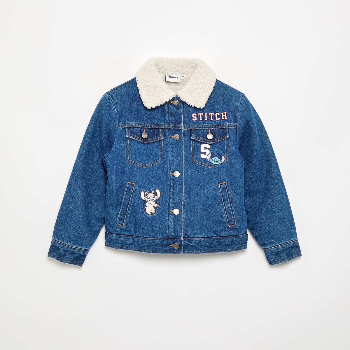 Veste en denim 'Disney' 'Stitch' BLEU