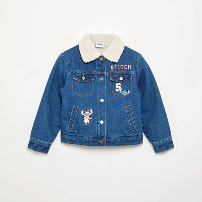 Veste en denim 'Disney' 'Stitch' BLEU