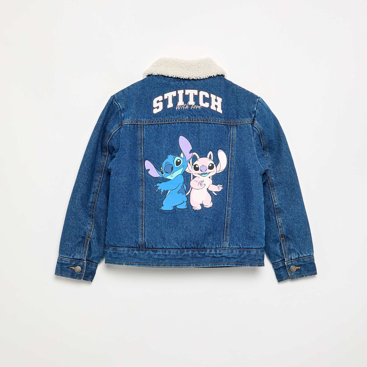 Veste en denim 'Disney' 'Stitch' BLEU