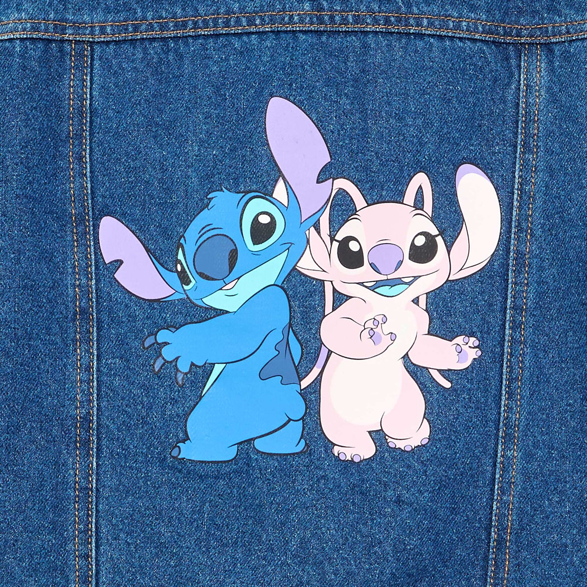 Veste en denim 'Disney' 'Stitch' BLEU