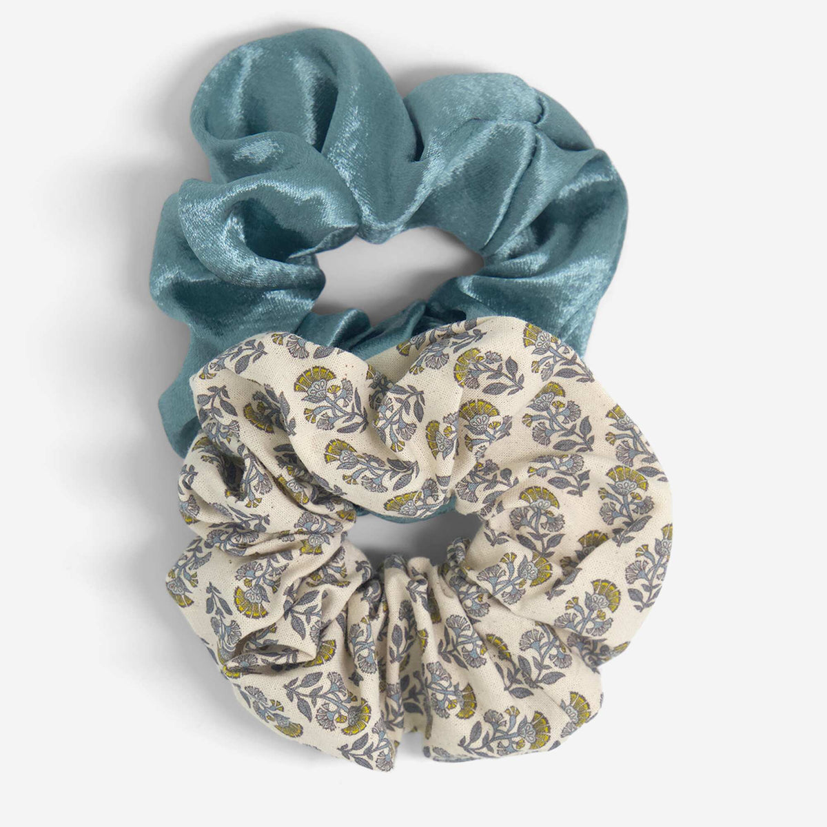 Lot de 2 chouchous BLEU