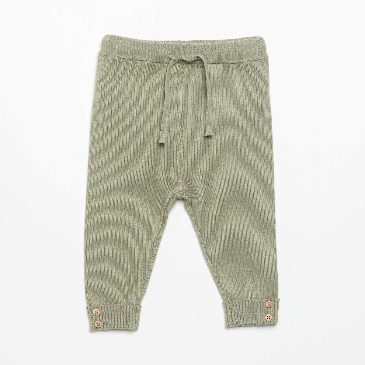 Lot de 2 pantalons en coton tricoté GRIS
