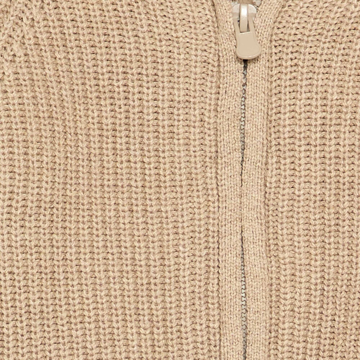 Gilet à capuche intérieur moutonné BEIGE