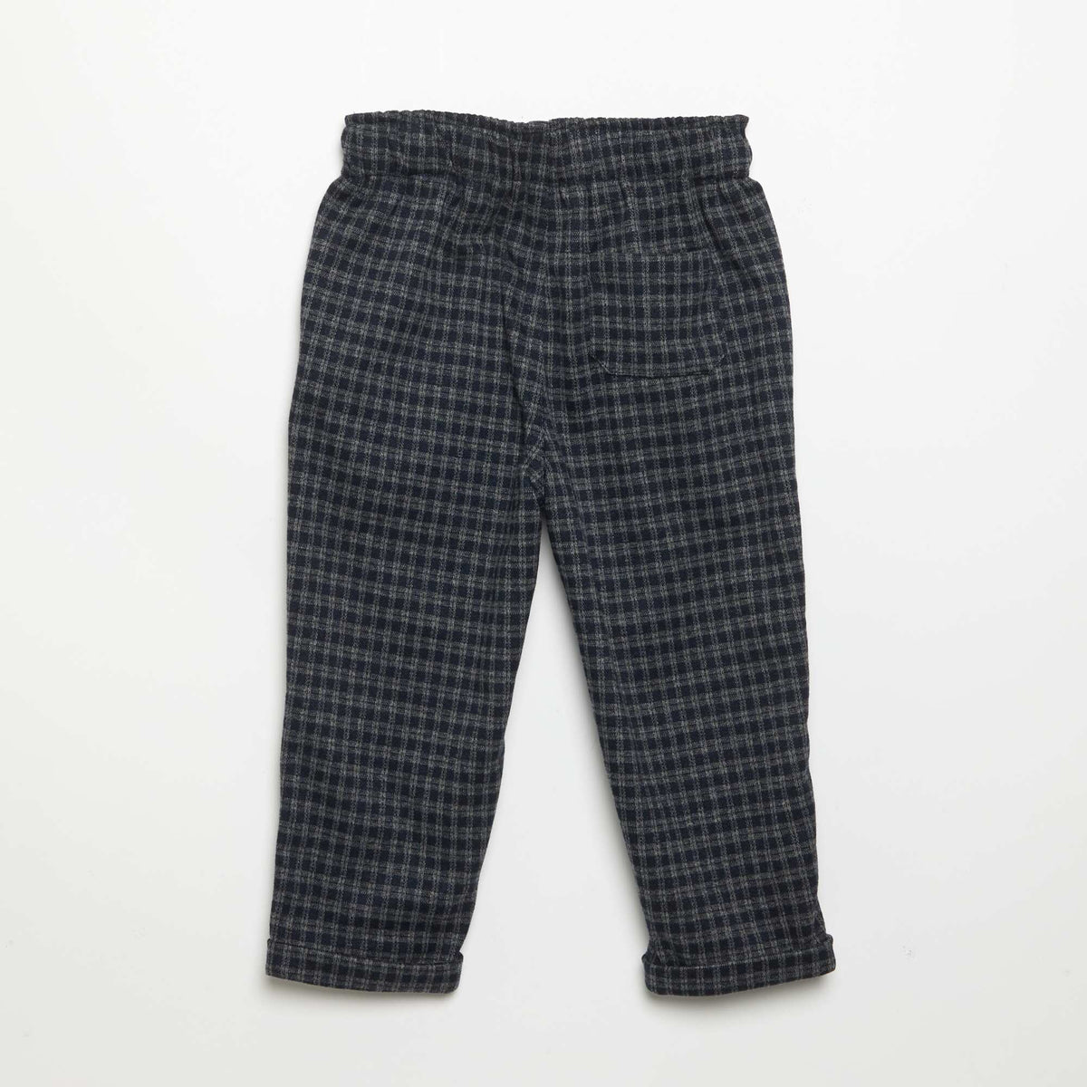 Pantalon en flanelle grattée BLEU