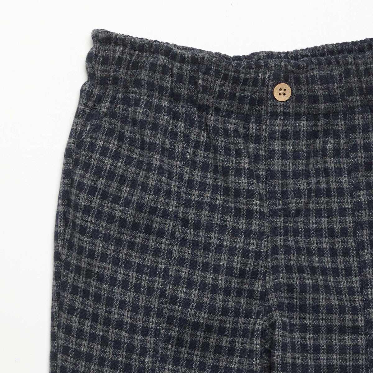 Pantalon en flanelle grattée BLEU