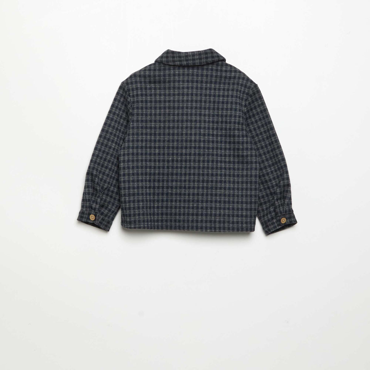 Chemise en flanelle à carreaux BLEU