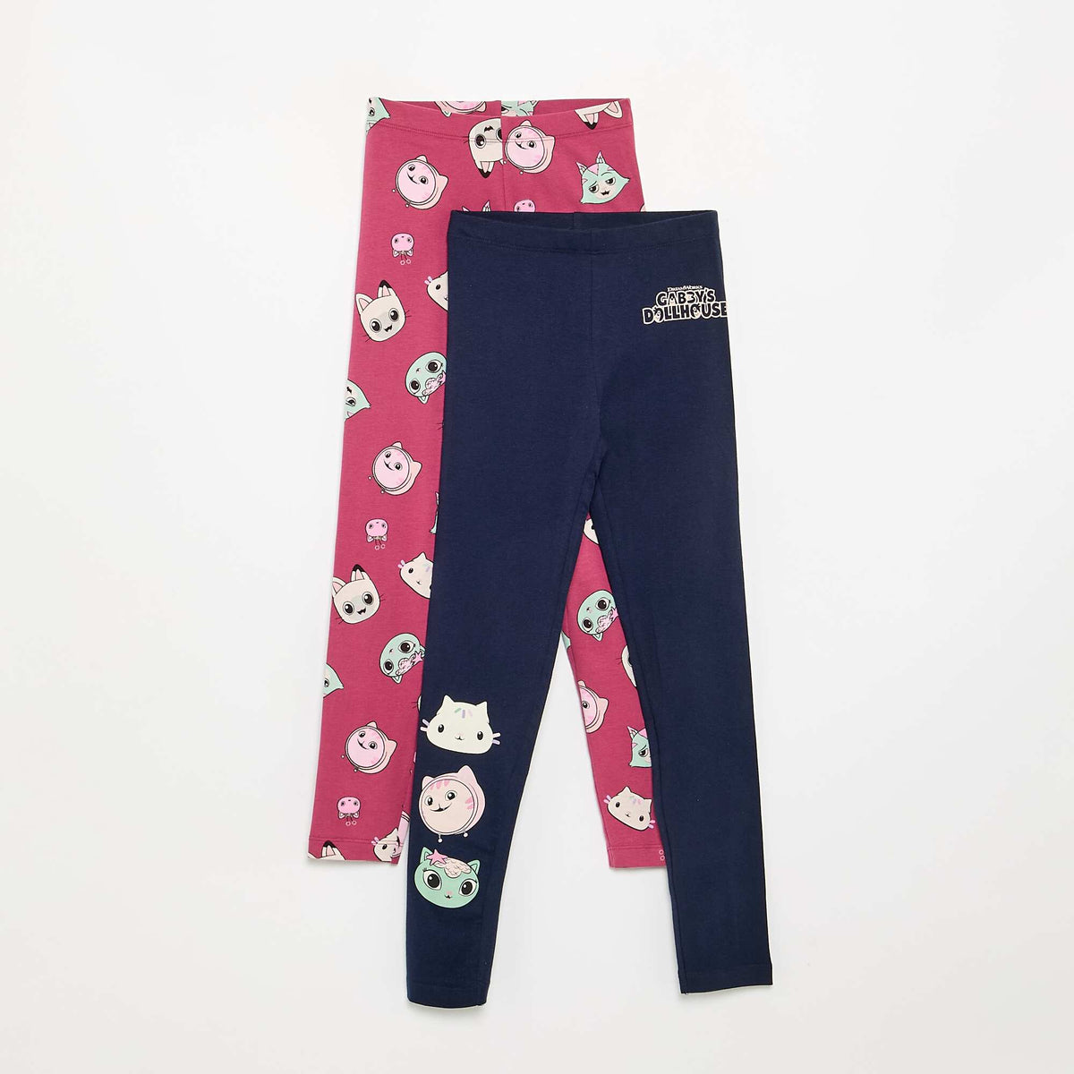 Lot de 2 leggings 'Gabby et la Maison magique' BLEU