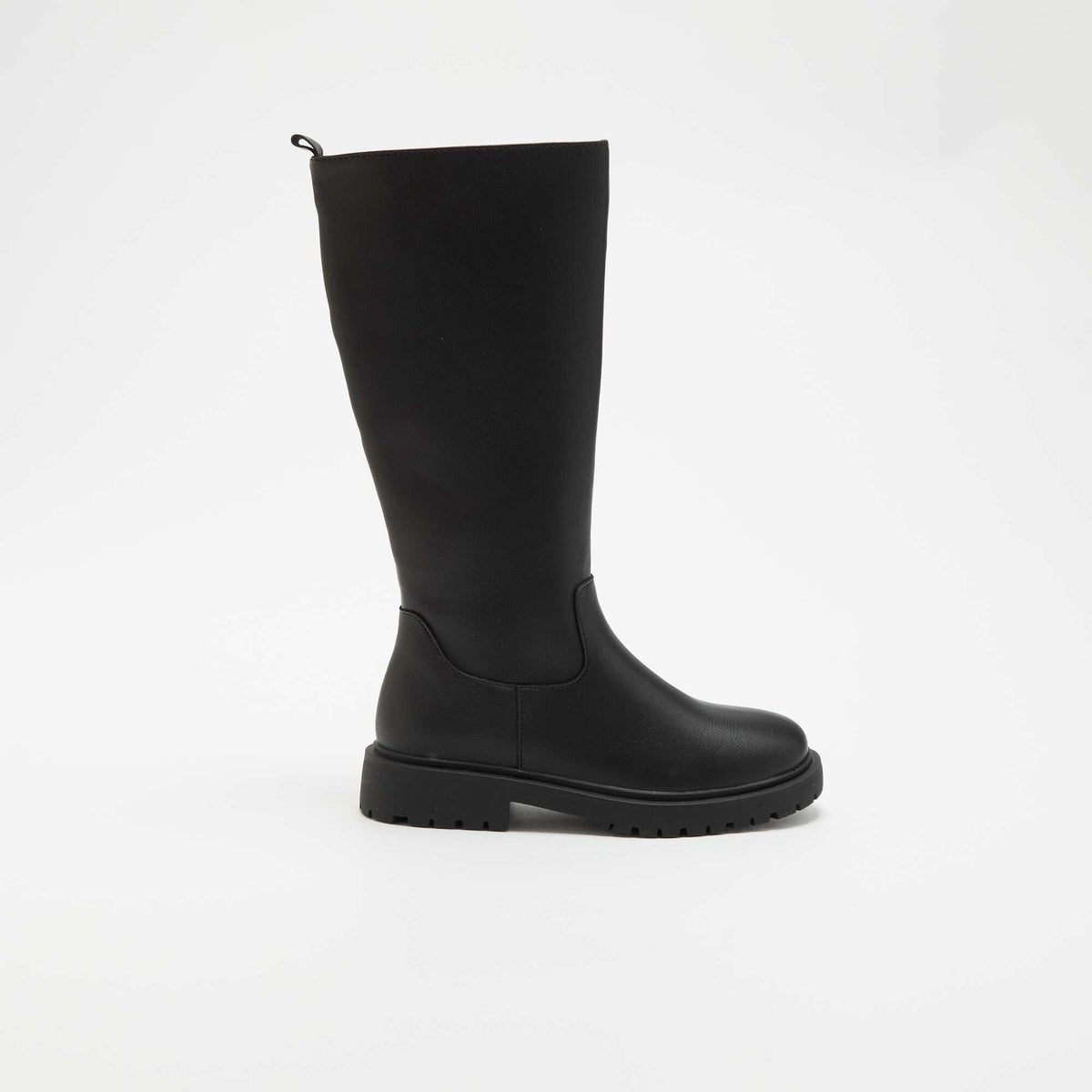 Paire de bottes montantes en simili NOIR