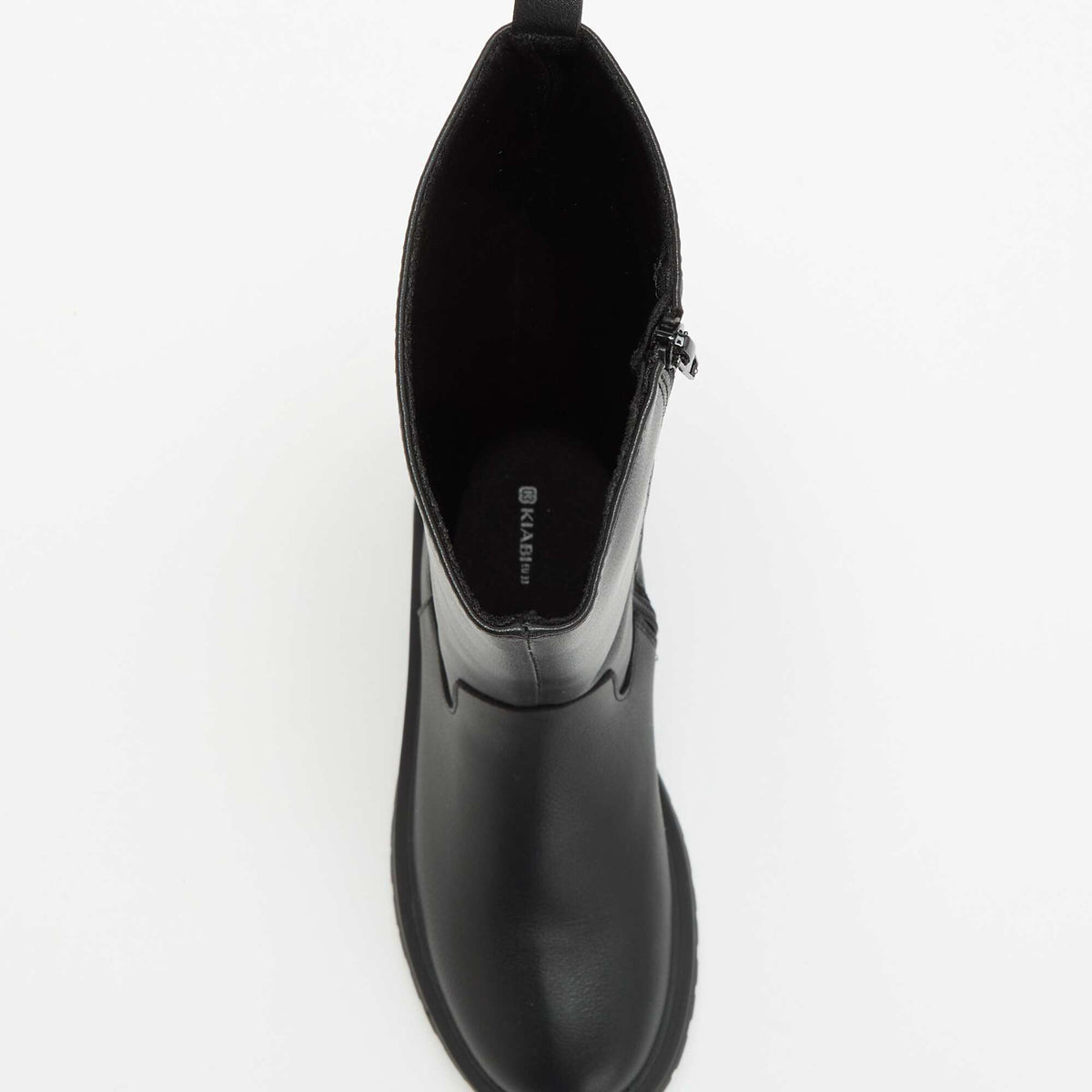 Paire de bottes montantes en simili NOIR