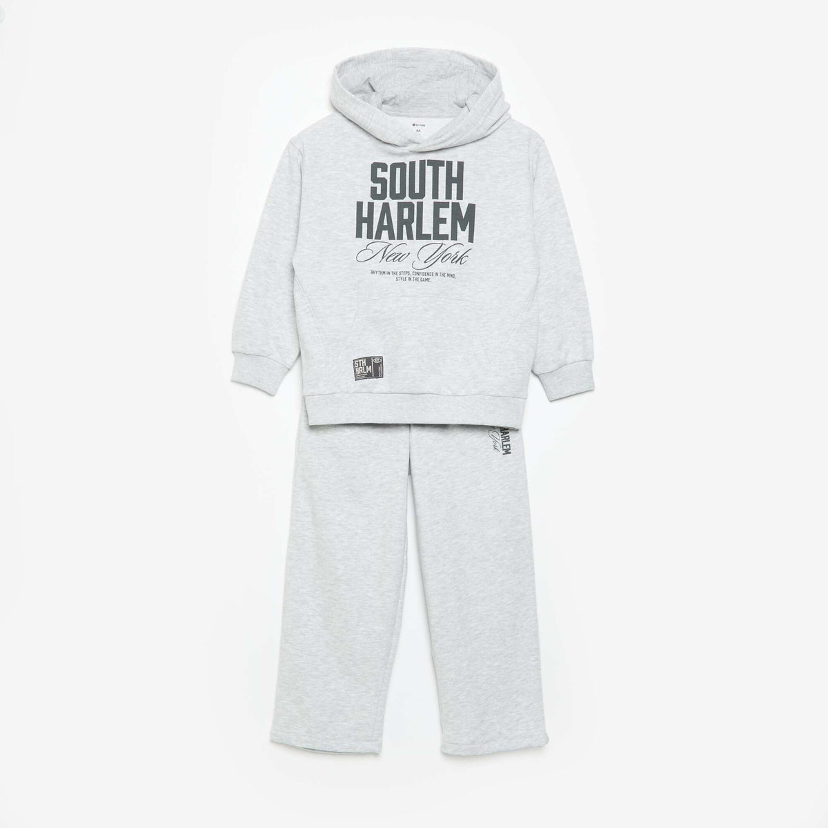 Ensemble jogging sweat zippé à capuche + jogging - 2 pièces GRIS