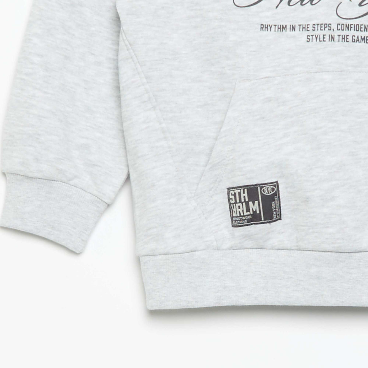 Ensemble jogging sweat zippé à capuche + jogging - 2 pièces GRIS